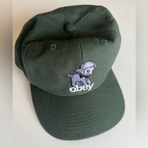 Obey Purple and Green SnapBack Hat.